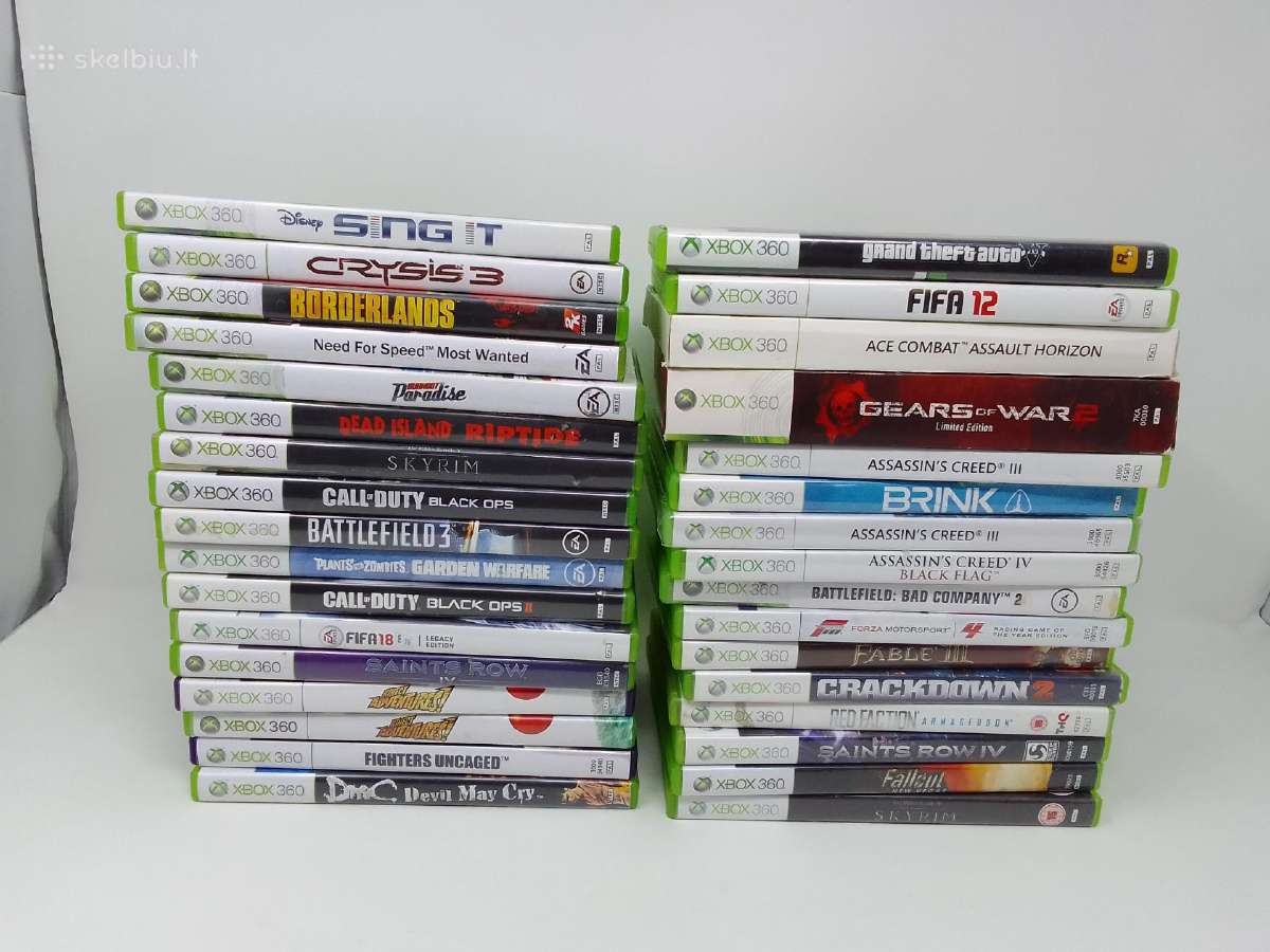 Xbox 360 atrištos konsolės, žaidimai ir priedai - nuotraukos Nr. 6