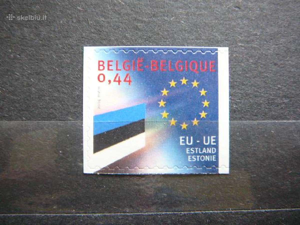 Belgija Estija 2004 Veliava Mnh est3343b
