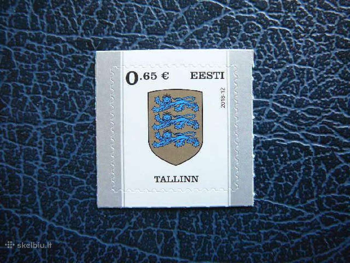 Estija 2018 Herbai Talinas Mnh est922