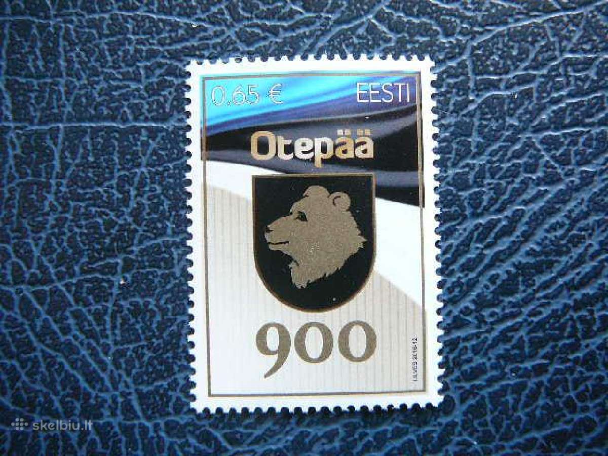 Estija 2016 Herbai Otepaa Mnh est857