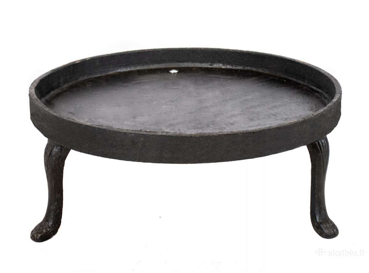 Naujas ketaus sodo židinys, grilis, laužavietė