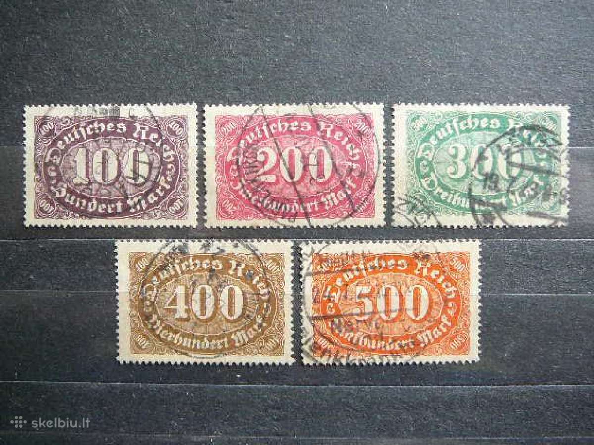 Standartai Vokietija 1922 antsp. wz1 vkt219/3a