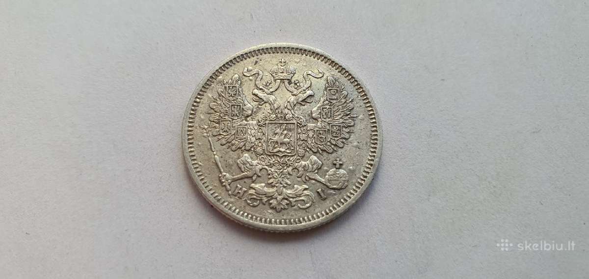 1868 20 kapeiku , su kalyklos blizgesiu - nuotraukos Nr. 2