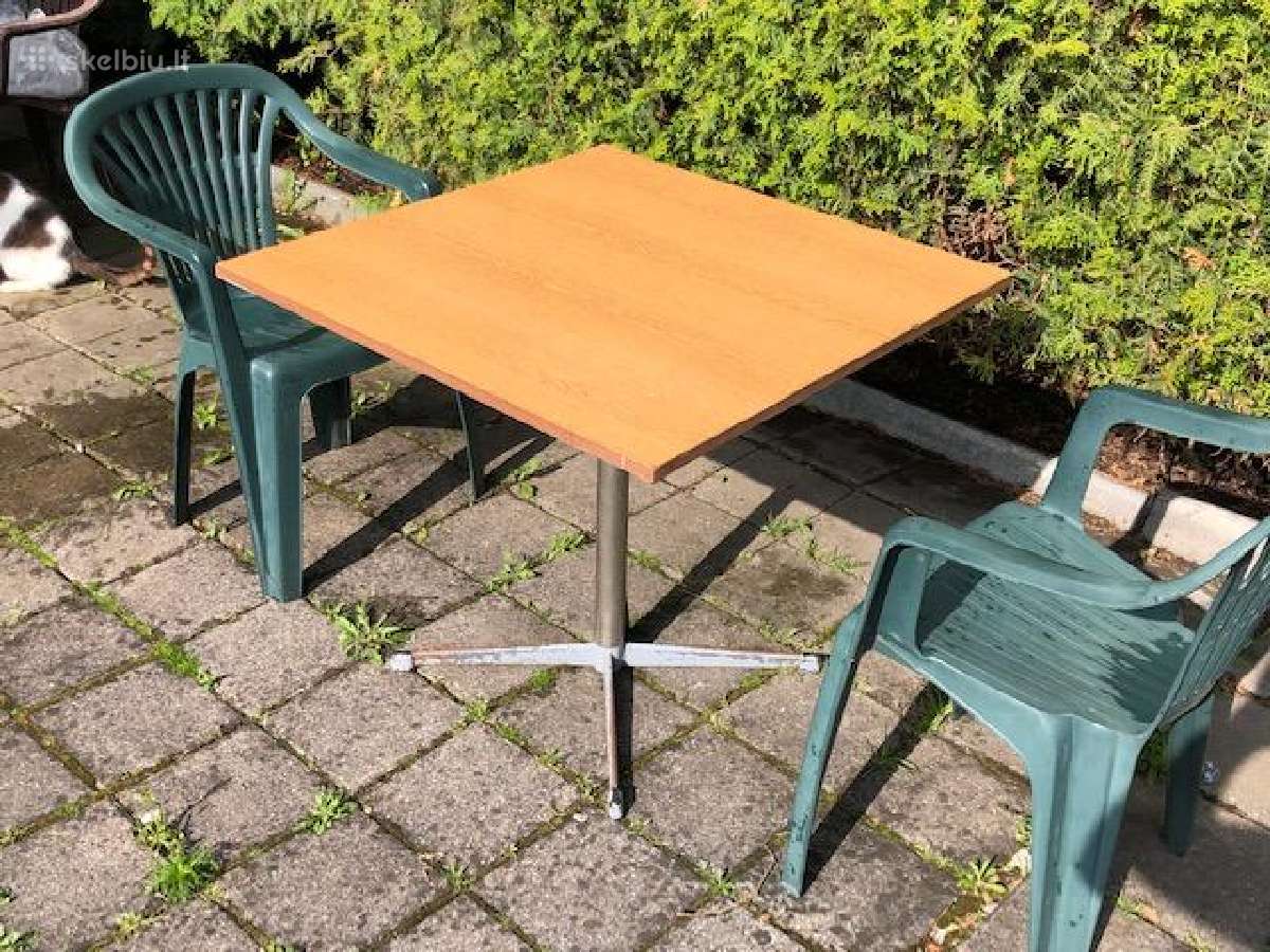 Tvirtas stalas 80x60x73cm (kitas) - nuotraukos Nr. 10
