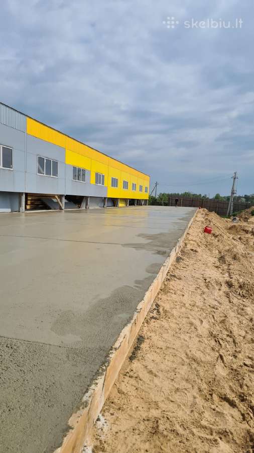 Pramoninių grindų betonavimas - nuotraukos Nr. 24