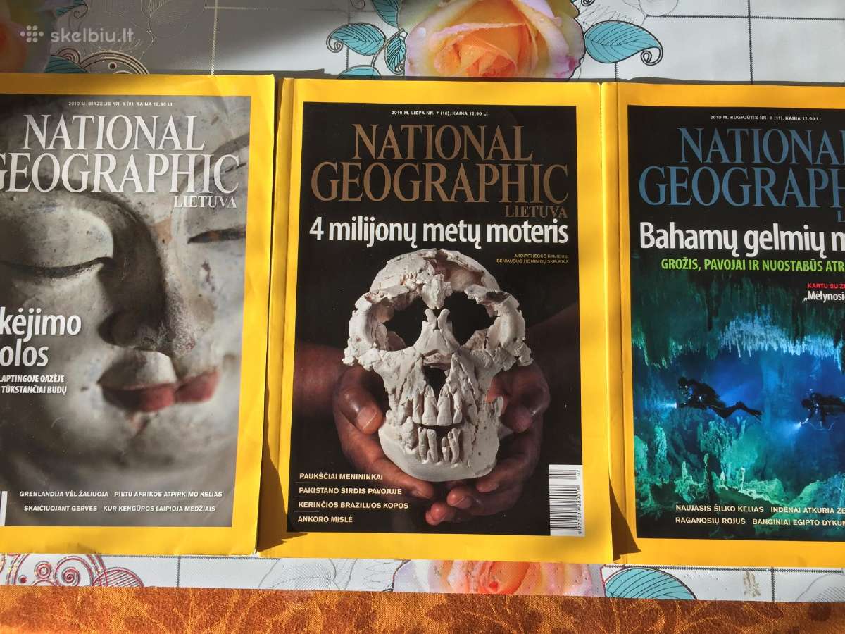 Daug National Geografic Lietuva žurnalų ir spec. n
