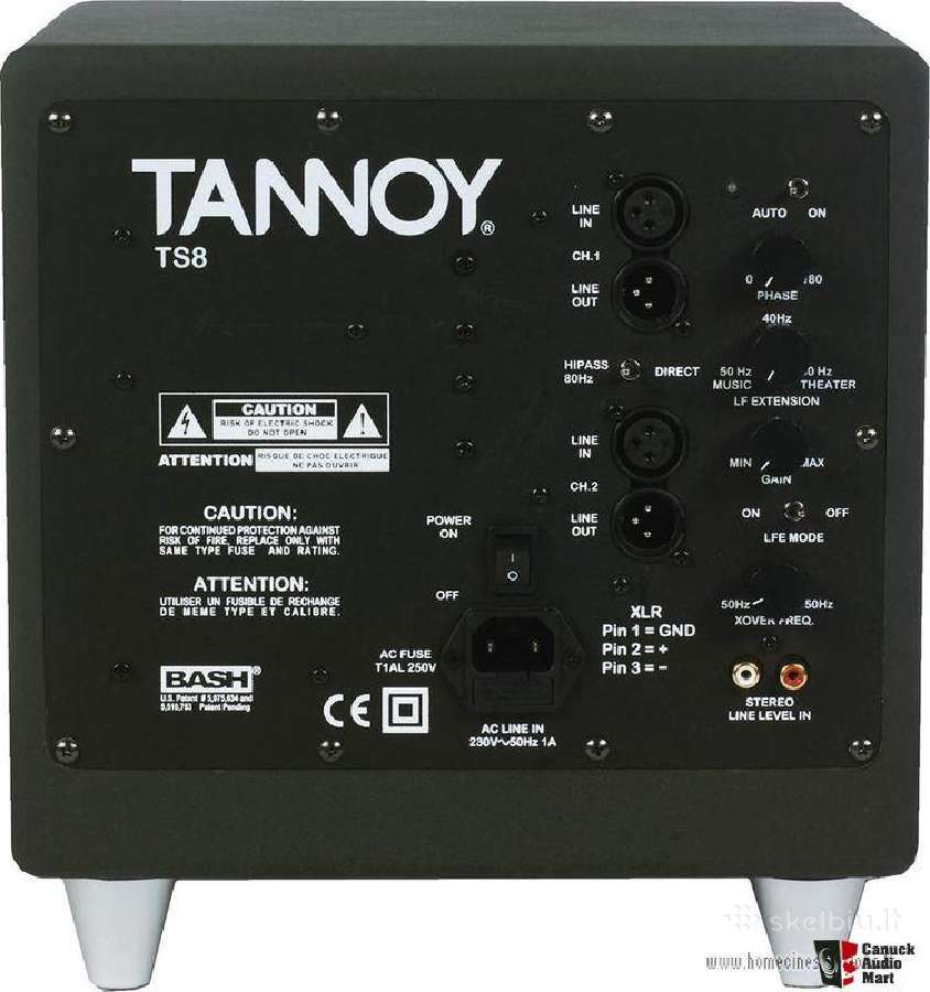 Prof.subas Tannoy Ts8 200w. - nuotraukos Nr. 2