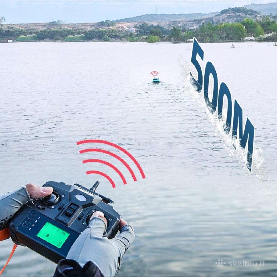 Flytec GPS pašarų laivelis su GPS navigacija - nuotraukos Nr. 2