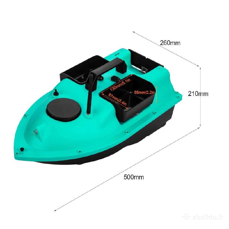Flytec GPS pašarų laivelis su GPS navigacija - nuotraukos Nr. 4