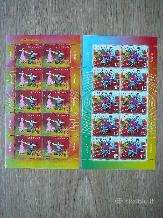 Lietuva 2006 Europa 2xklb. svarus lit902sk