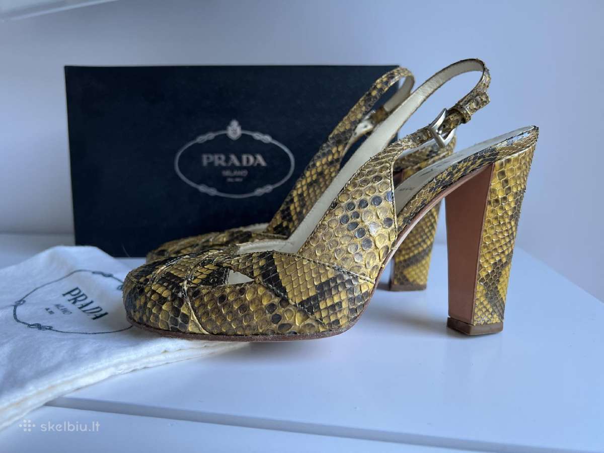 Prada originalas. Phyton odos bateliai - nuotraukos Nr. 2