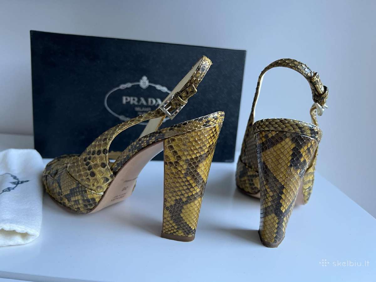 Prada originalas. Phyton odos bateliai - nuotraukos Nr. 3