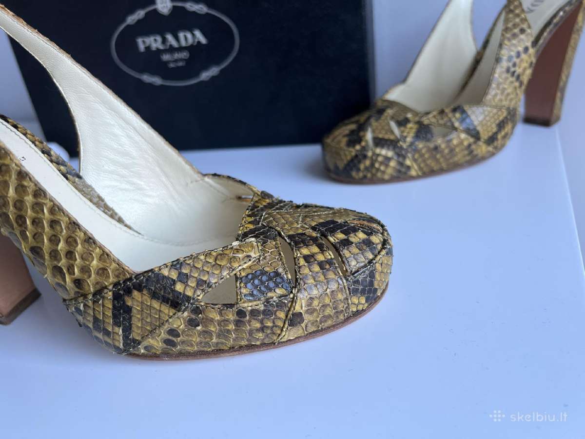 Prada originalas. Phyton odos bateliai - nuotraukos Nr. 4