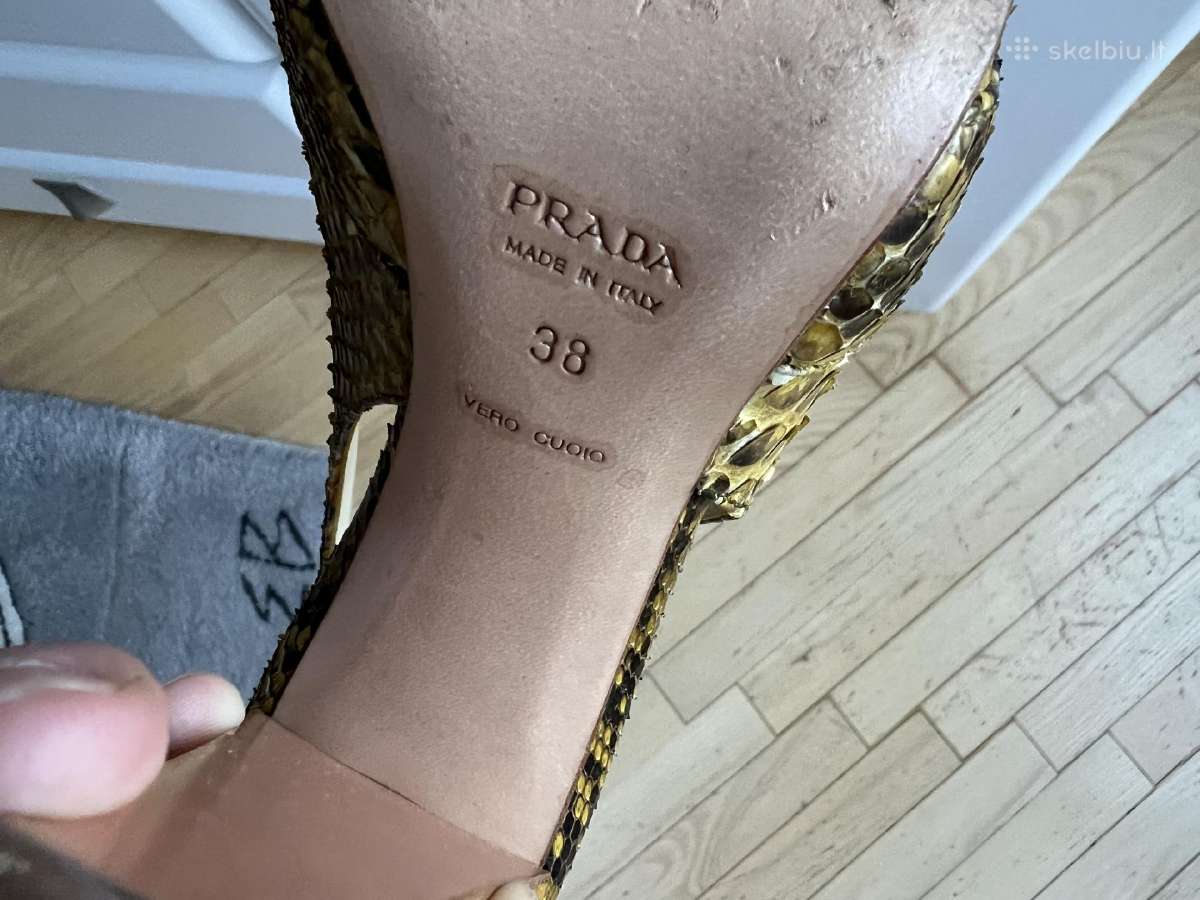 Prada originalas. Phyton odos bateliai - nuotraukos Nr. 6