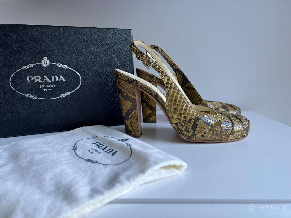 Prada originalas. Phyton odos bateliai - nuotraukos Nr. 10