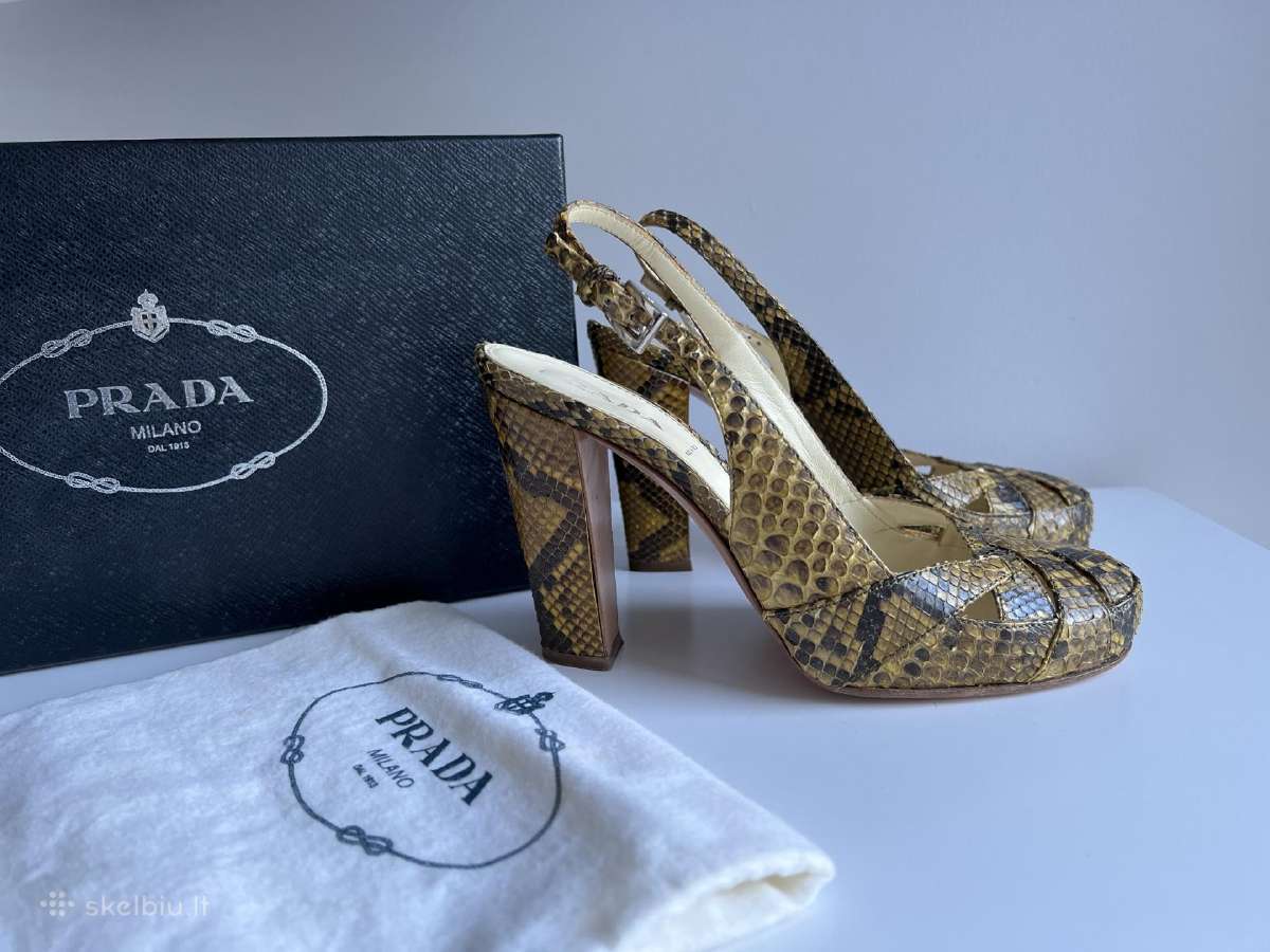 Prada originalas. Phyton odos bateliai - nuotraukos Nr. 12