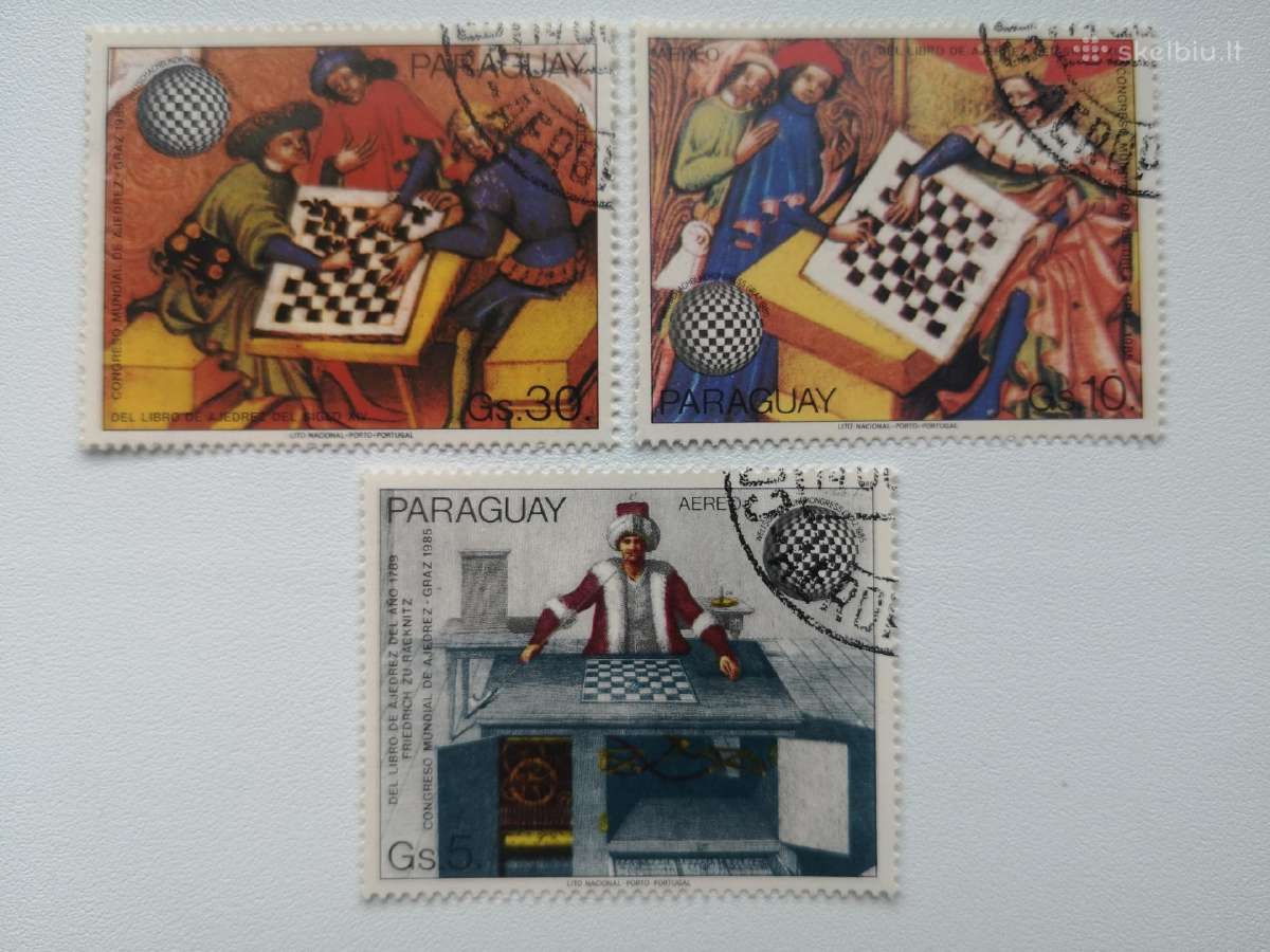Sportas. Šachmatai. Paraguay. 3 p.ž. serija