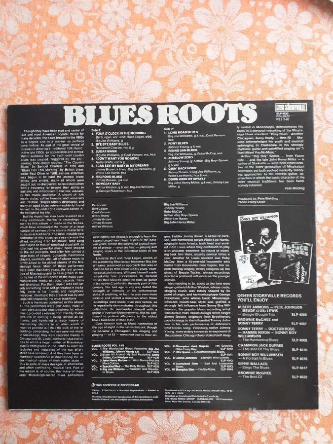 Vinilas " Blues Roots " Vol. 1 - nuotraukos Nr. 2
