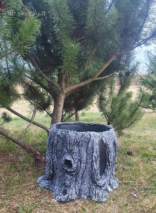 Lauko gėlių vazonai iš betono - nuotraukos Nr. 8