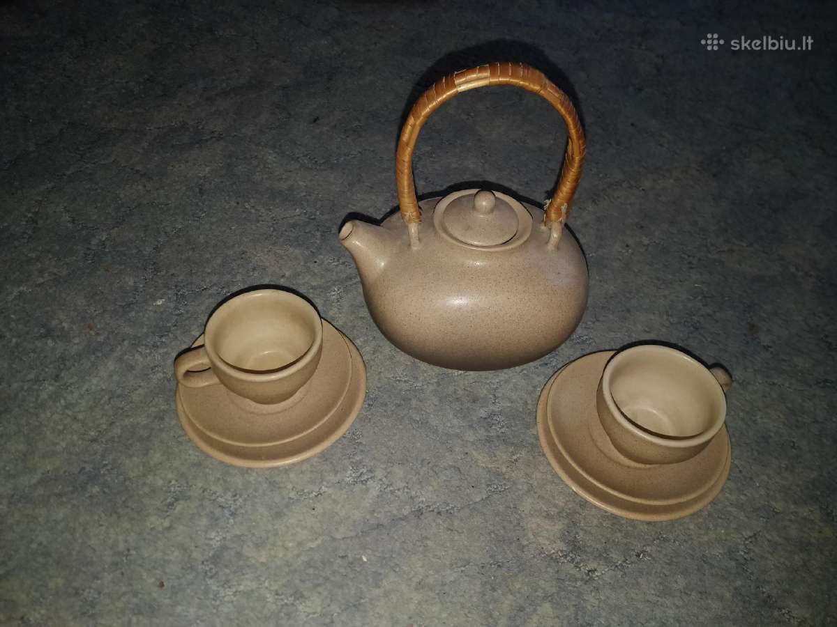 Arbatinukas su puodeliais komplektas