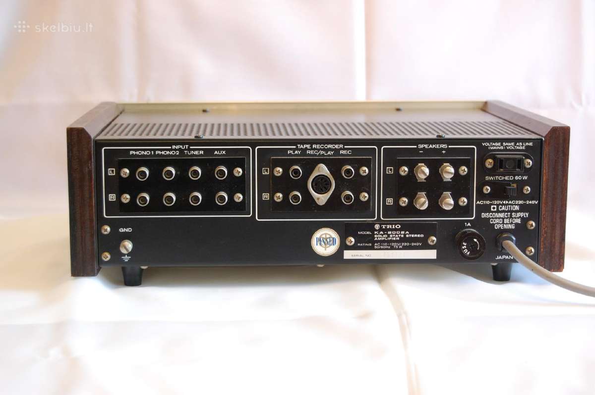 Stiprintuvas Trio (Kenwood) Ka-2002a - nuotraukos Nr. 3