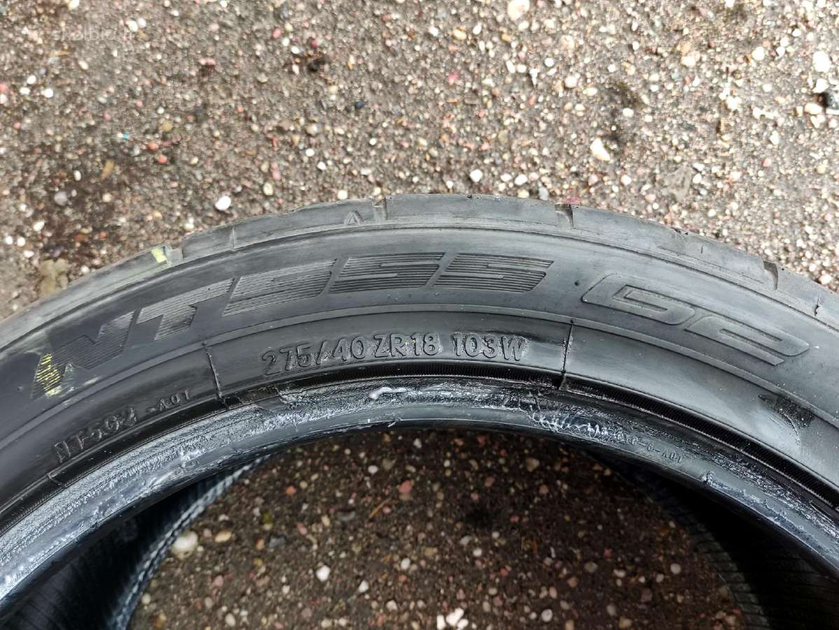 Parduodu vasarines Nitto Nt555 275 40 R18 padangas - nuotraukos Nr. 5