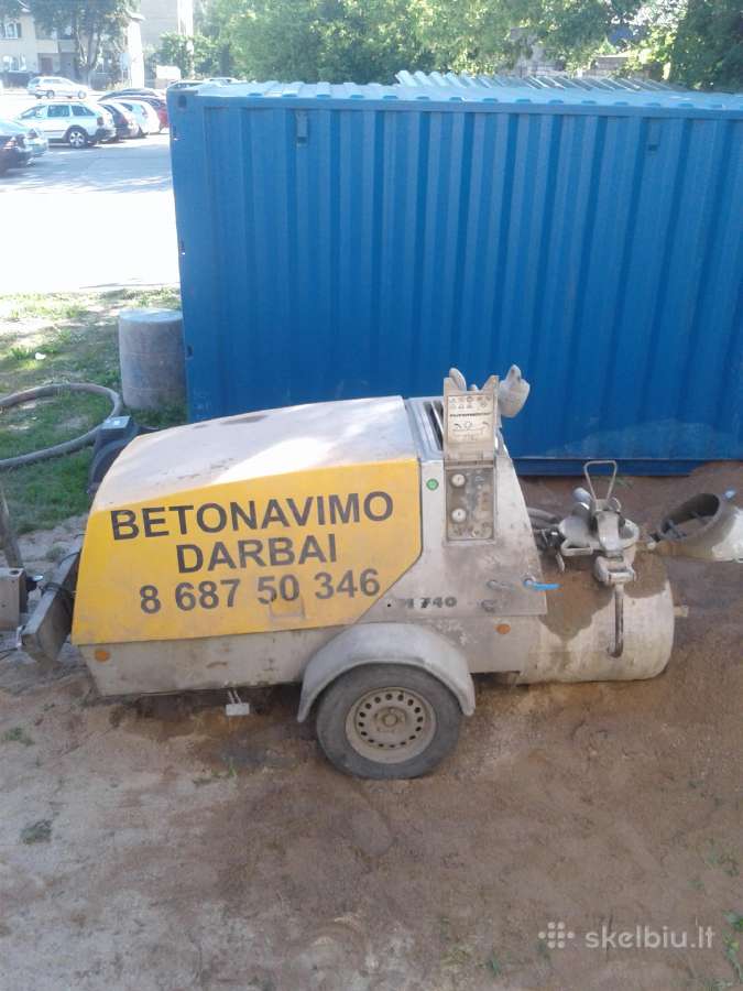 Mažų kvadratūrų pramoninis betonavimas - nuotraukos Nr. 6
