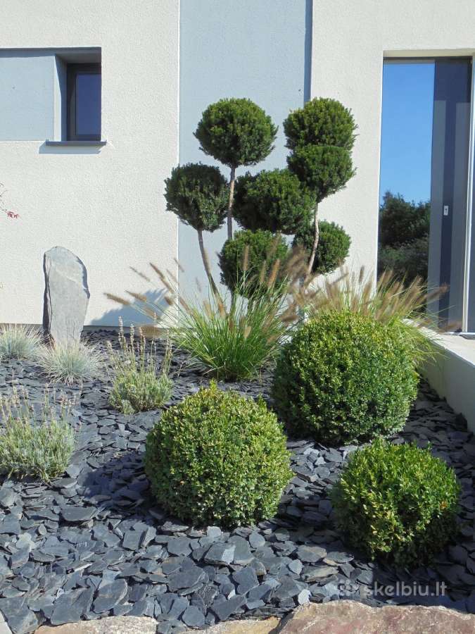 Dekoratyvinė skalda, gludinti akmenukai - nuotraukos Nr. 27
