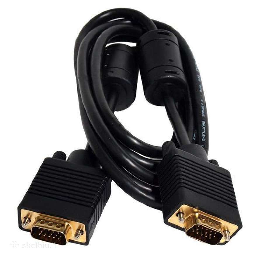 Vga laidai Nauji 1.8m. yra Hdmi laidu po 1.5 eur.