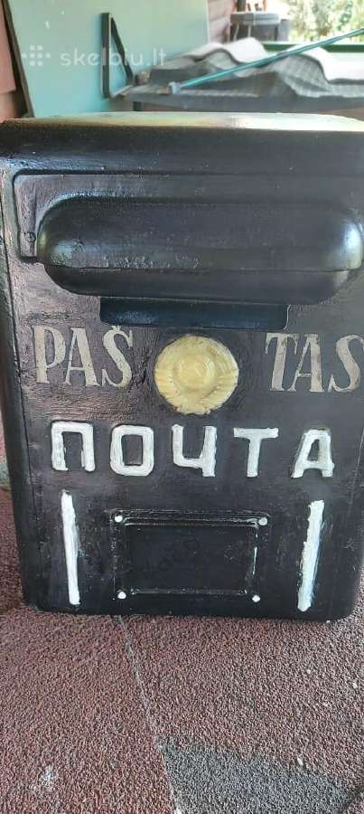 Parduosiu pašto dėžute kaina 200 eurų