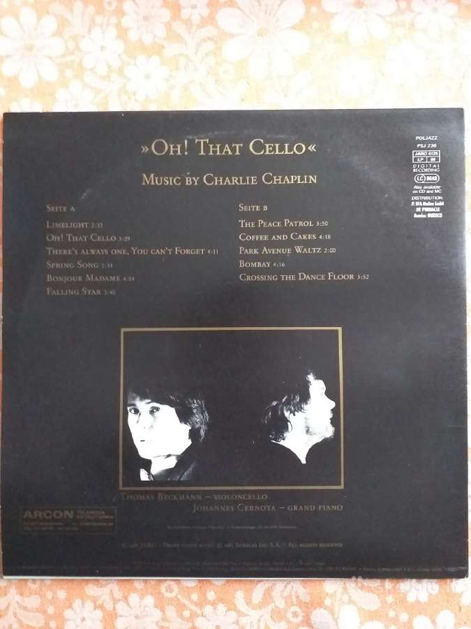 Vinilas su Chaplino kino filmų muzika - nuotraukos Nr. 2