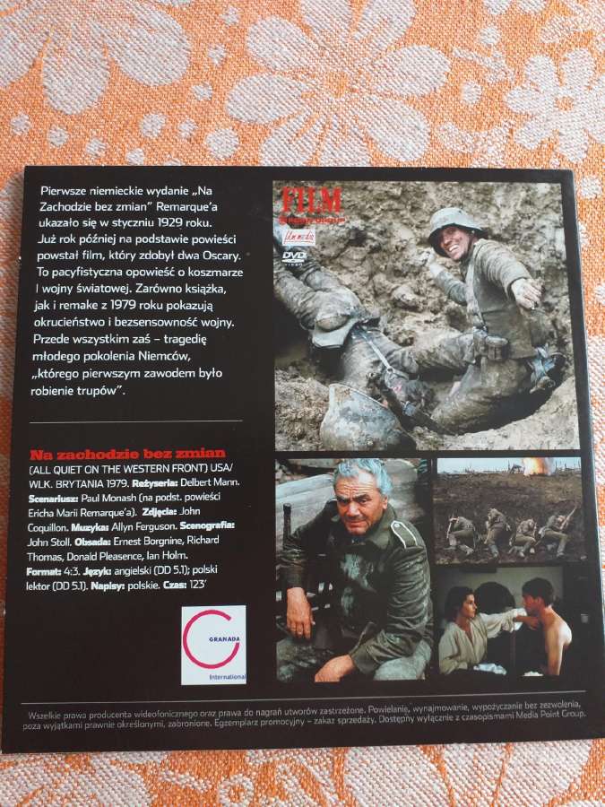Dvd " Vakarų fronte nieko naujo " - nuotraukos Nr. 2