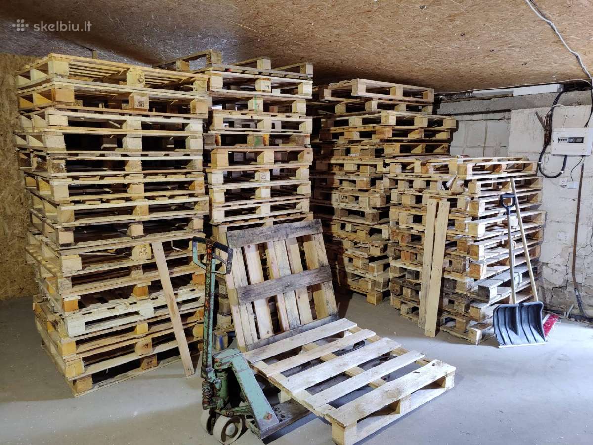 Paletės po 2 Eur