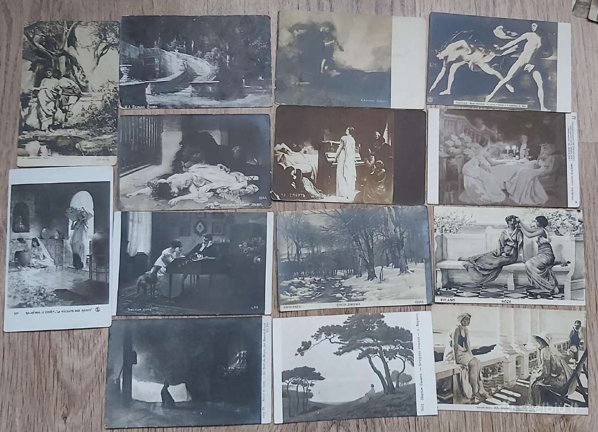 Senos atvirutės, rinkinukas 47 vnt. original - nuotraukos Nr. 3