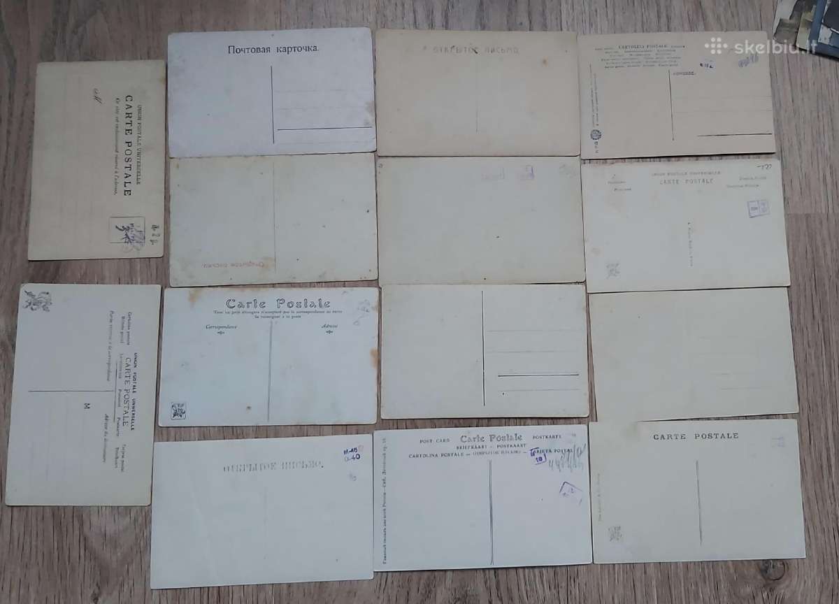 Senos atvirutės, rinkinukas 47 vnt. original - nuotraukos Nr. 4