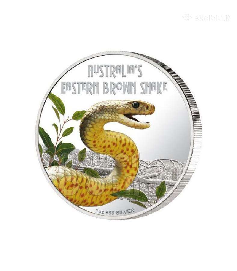 Tuvalu 2010 Australijos rytinė rudoji gyvatė - nuotraukos Nr. 3