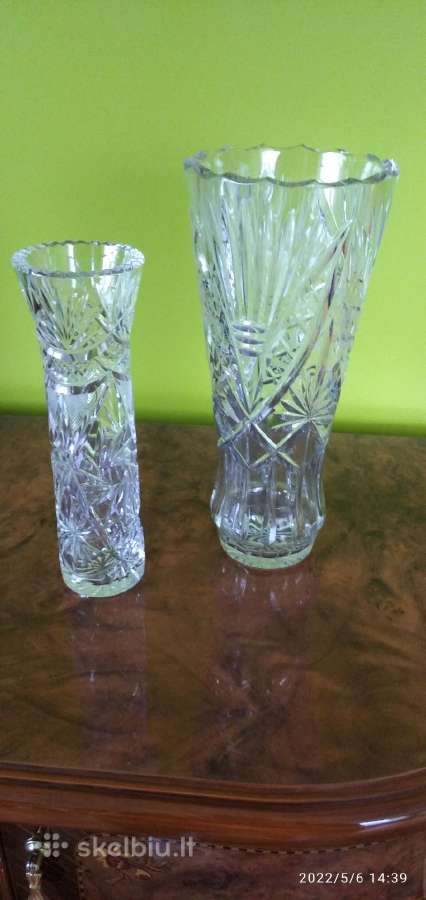 Kristolines vazos gelems po15eur.
