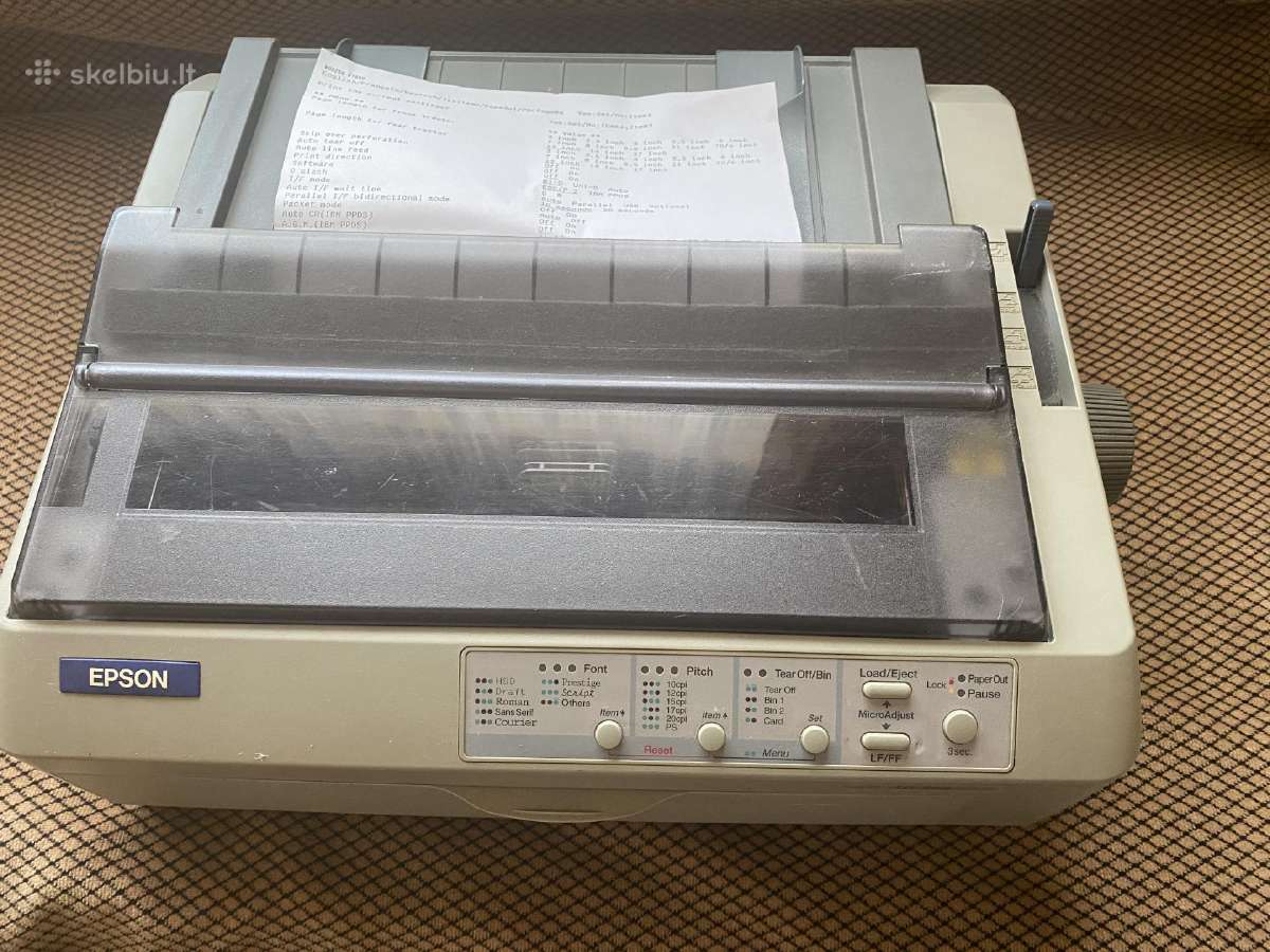 Epson Lq-590 adatinis spausdintuvas