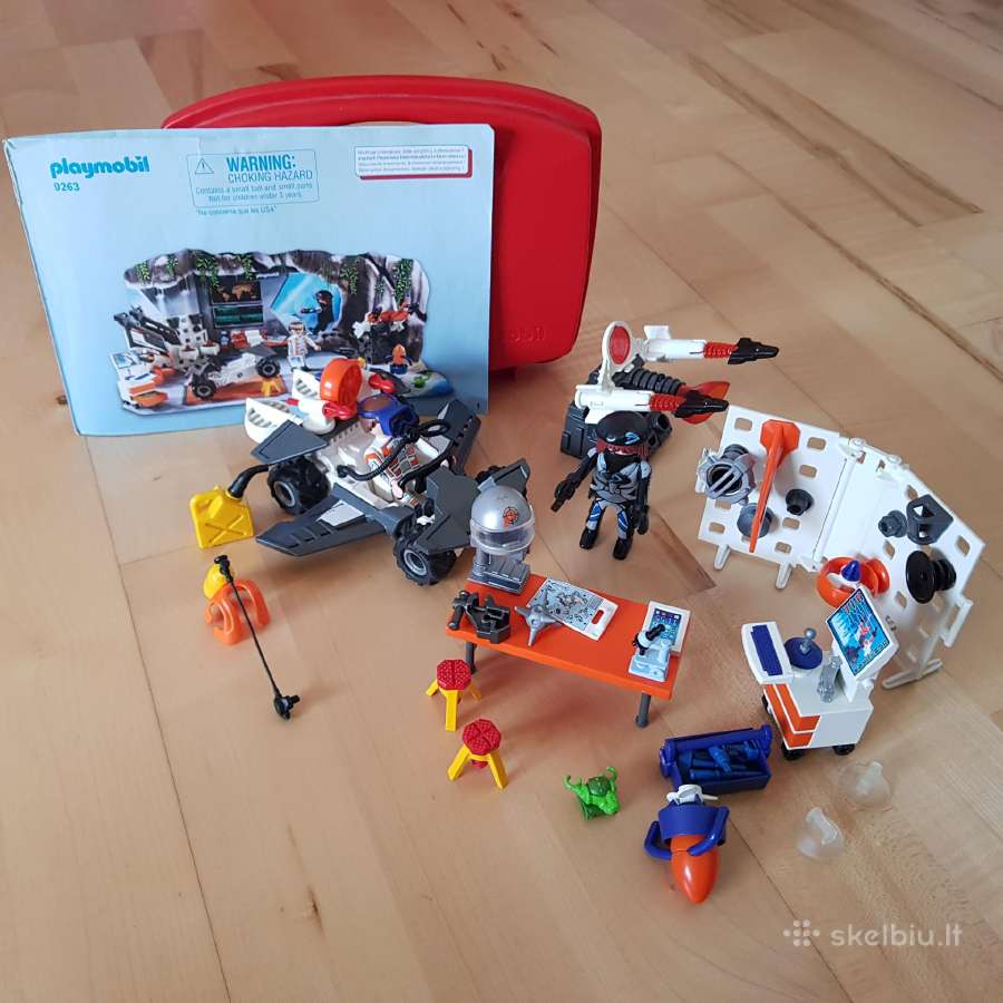 Playmobil kosminių tyrimų laboratorija