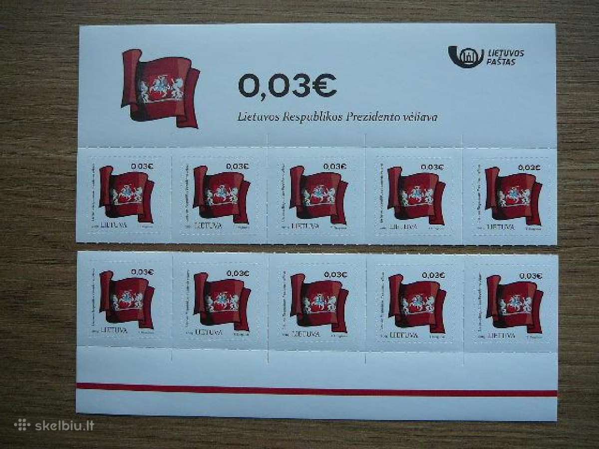 Lietuva 2019 Standartai Mnh lit1300va