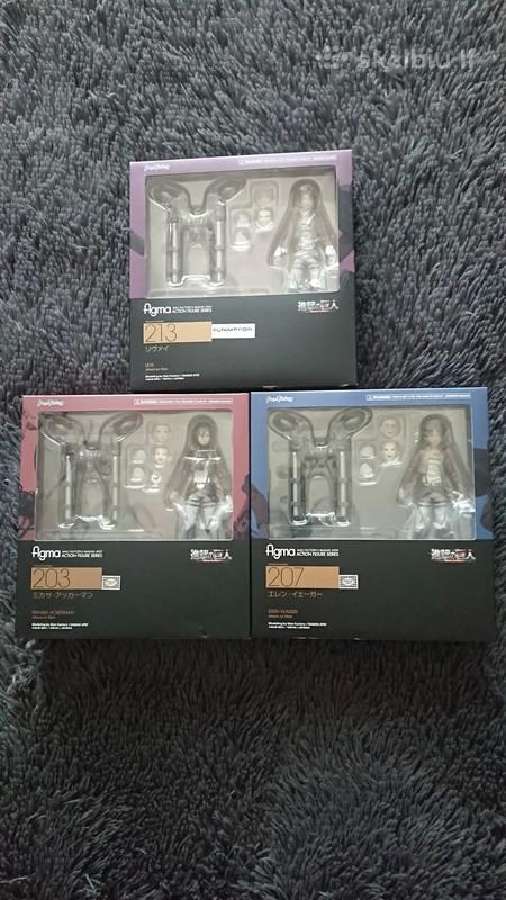 Attack on Titan Originalios Figma Levi Mikasa Eren