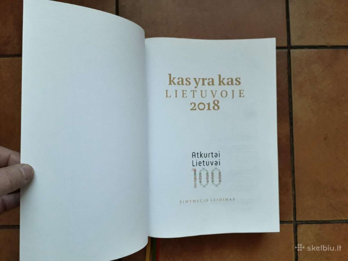 "Kas yra kas Lietuvoje" 2018 jubiliejiniai metai - nuotraukos Nr. 3