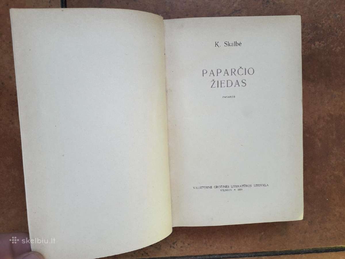 K. Skalbė "Paparčio žiedas" 1959 metai - nuotraukos Nr. 2