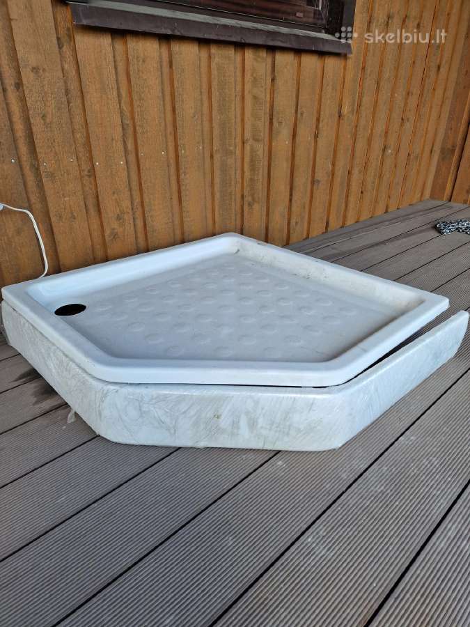 Dušo padėklas akrilinis 90*90 - nuotraukos Nr. 2