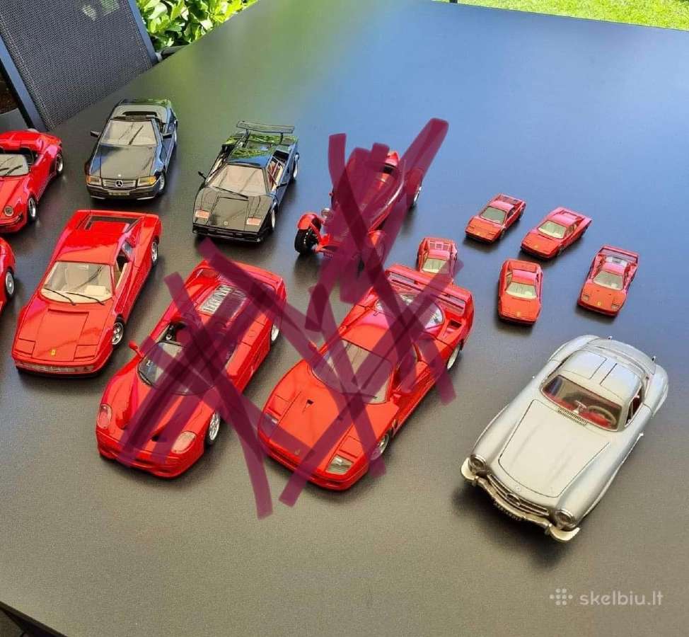 1:18 kolekciniai modeliai mercedes ferrari lambo - nuotraukos Nr. 2