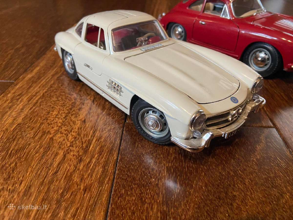 Modeliai 1:18 Jaguar E Type porsche 356b mercedes - nuotraukos Nr. 6