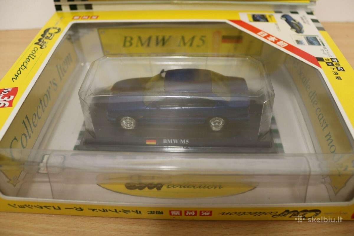 Modeliukas Bmw 5 serijos e34 m5 modelis kolekcinis - nuotraukos Nr. 3