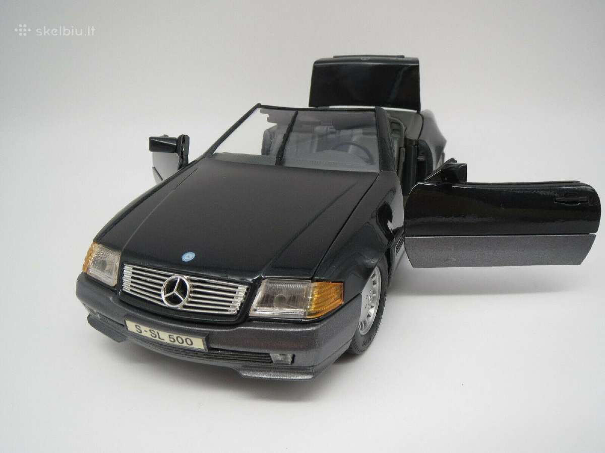 Modeliukas mercedes benz 500 SL 1:18 - nuotraukos Nr. 8