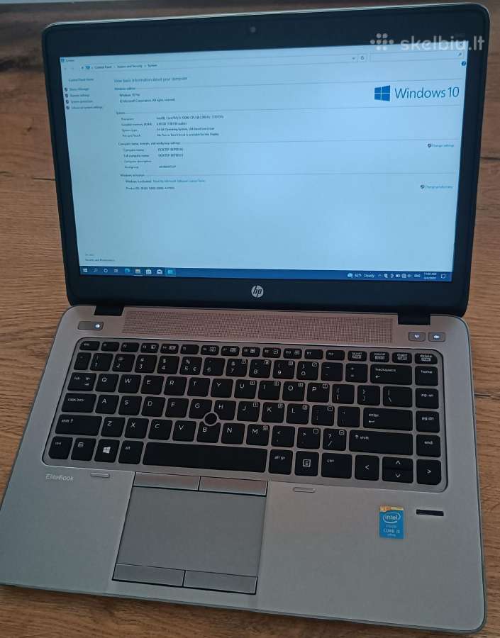 Hp Elitebook 840 G2 I5 5300u8gb128gb Skelbiult 9412