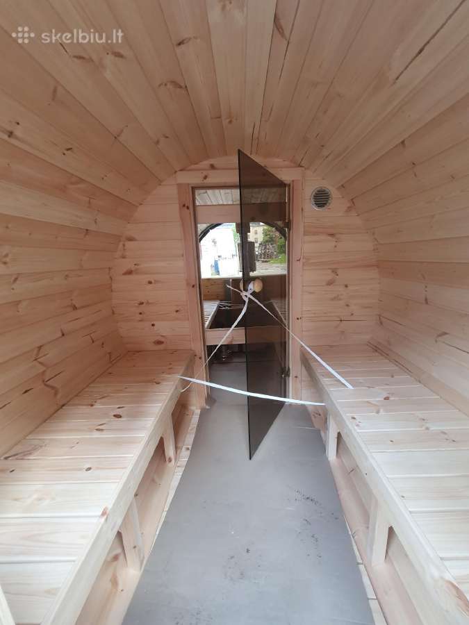 Lauko pirtis bačka - apvali sauna kubilas 4m ilgio - nuotraukos Nr. 6